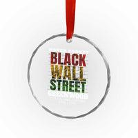 Never Forget Black Wall Street Crystal Glass Ornament Tulsa Oklahoma Black History Month