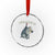 Never Forget Ed The Zebra Meme Crystal Glass Ornament Funny Viral Animal Escape Internet Humor Fans - Wonder Print Shop