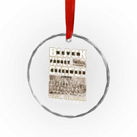 Never Forget Greenwood Black Wall Street Crystal Glass Ornament Black History Month