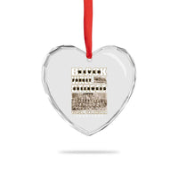 Never Forget Greenwood Black Wall Street Heart Crystal Glass Ornament Black History Month
