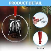 Never Forget Nakatomi Plaza 1988 Crystal Glass Ornament TS09