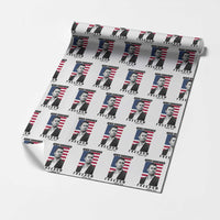 Never Surrender Freedom Wrapping Paper Roll Patriotic Charlie Kirk Tribute American Flag - Wonder Print Shop