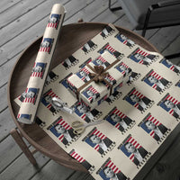 Never Surrender Freedom Wrapping Paper Roll Patriotic Charlie Kirk Tribute American Flag - Wonder Print Shop