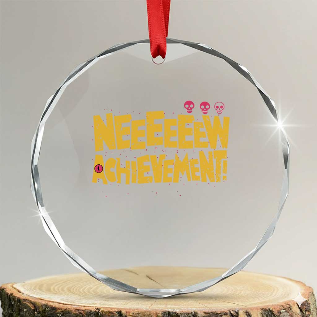 New Achievement Crystal Glass Ornament Funny Sci-Fi Book Lover