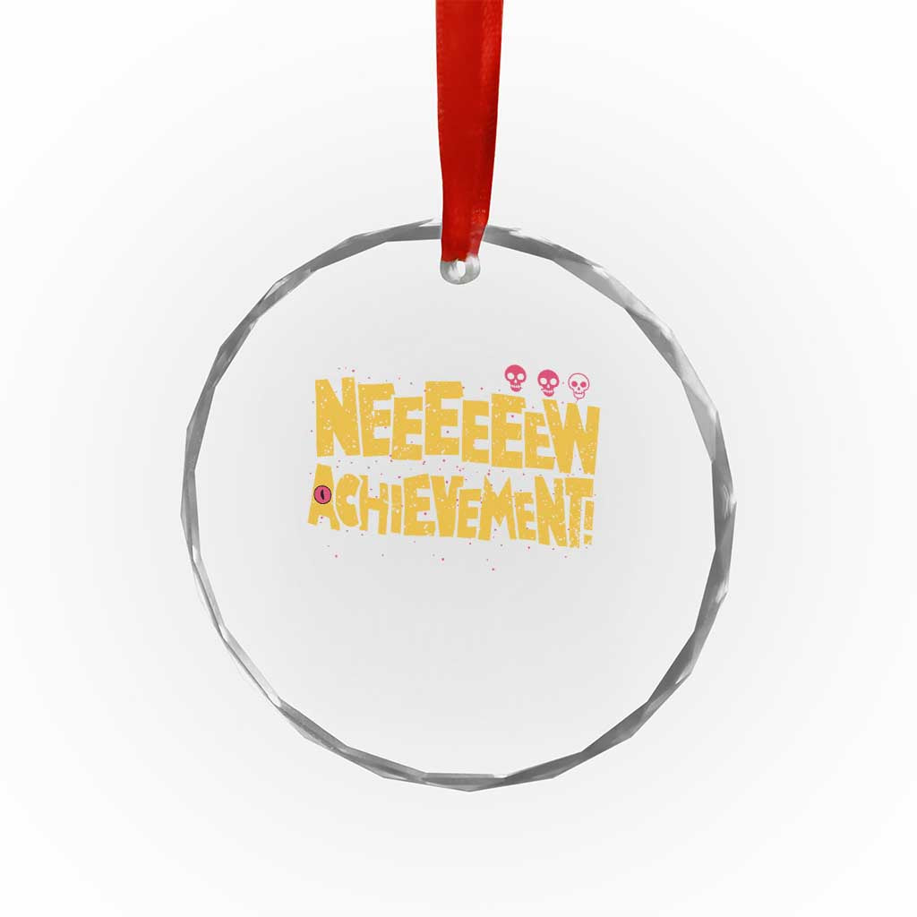 New Achievement Crystal Glass Ornament Funny Sci-Fi Book Lover