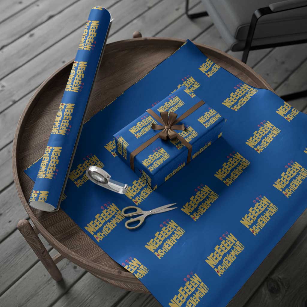 New Achievement Wrapping Paper Roll Funny Sci-Fi Book Lover