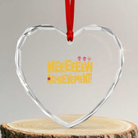 New Achievement Heart Crystal Glass Ornament Funny Sci-Fi Book Lover