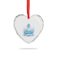 New Baptist Believer Heart Crystal Glass Ornament Have Decided To Follow Jesus 2026