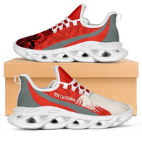 New Caledonia 2026 Football Clunky Sneakers Les Cagous Grunge Curve Stylized - Wonder Print Shop