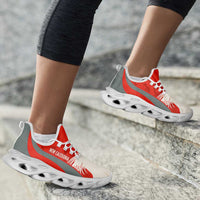 New Caledonia 2026 Football Clunky Sneakers Les Cagous Grunge Curve Stylized - Wonder Print Shop