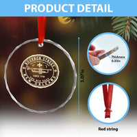 New Orleans Bourbon Street The Big Easy Crystal Glass Ornament Let The Good Times Roll