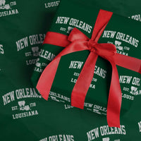 New Orleans Louisiana LA Est 1718 Wrapping Paper Roll