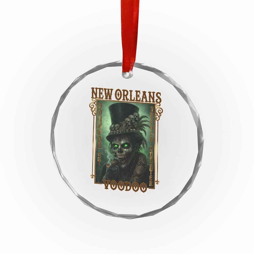 New Orleans Voodoo Crystal Glass Ornament Bourbon Street French Quarter Creepy Occult Lover