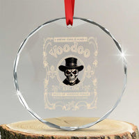 New Orleans Voodoo Crystal Glass Ornament Tales Of Voodoo Magic Skull Spooky Hoodoo Rootworker