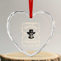 New Orleans Voodoo Heart Crystal Glass Ornament Tales Of Voodoo Magic Skull Spooky Hoodoo Rootworker