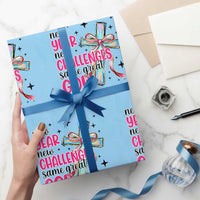New Year New Challenges Same Great God Wrapping Paper Roll Christian New Year Eve - Wonder Print Shop
