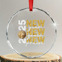 New Year New Grace New Praise 2025 Crystal Glass Ornament TS11