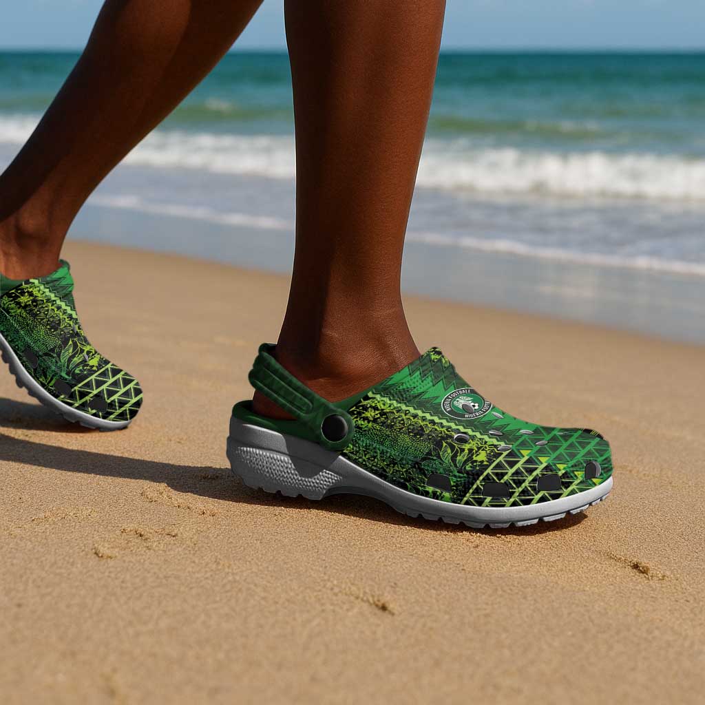 Nigeria Football Clogs Shoes The Naija-Tribal Sporty Style - Wonder Print Shop