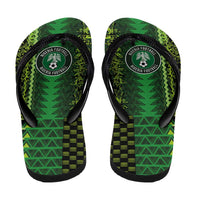Nigeria Football Flip Flops The Naija-Tribal Sporty Style - Wonder Print Shop