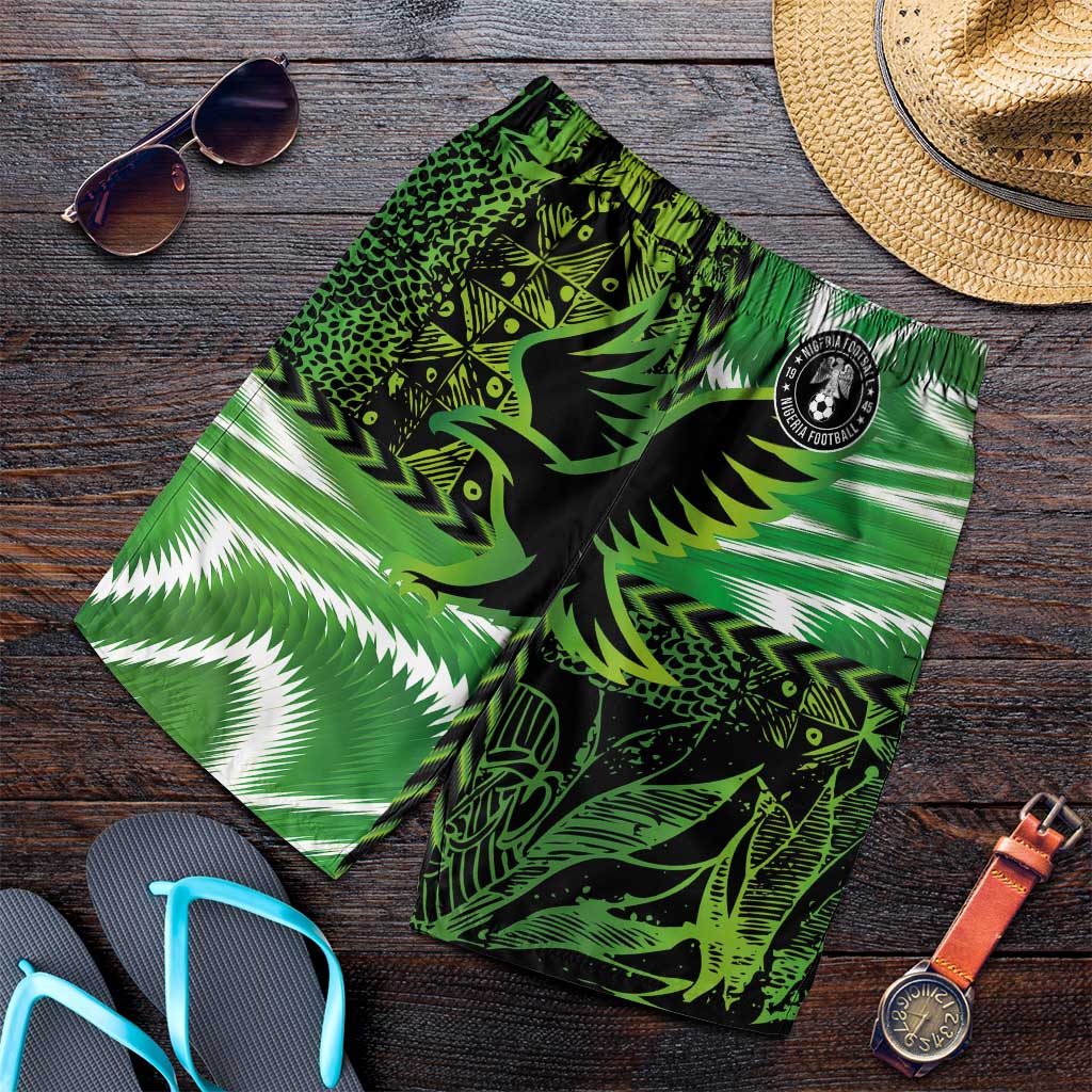 Nigeria Football Shorts for Men Super Eagles Spirit - Wonder Print Shop