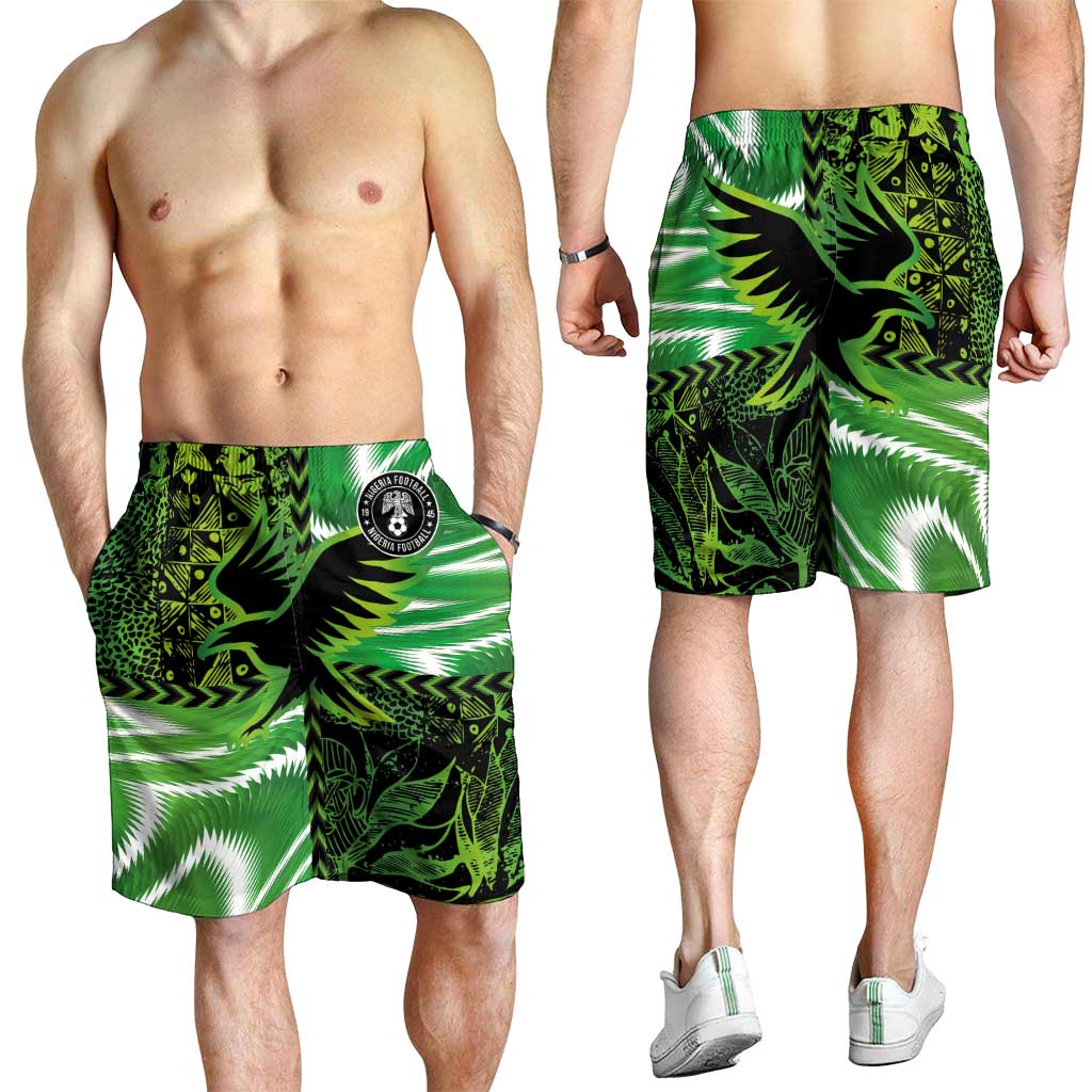 Nigeria Football Shorts for Men Super Eagles Spirit - Wonder Print Shop