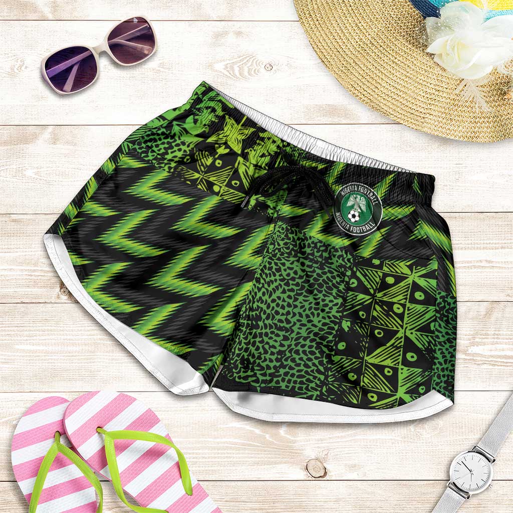 Nigeria Football Shorts for Women Super Eagles Champions - Wonder Print Shop