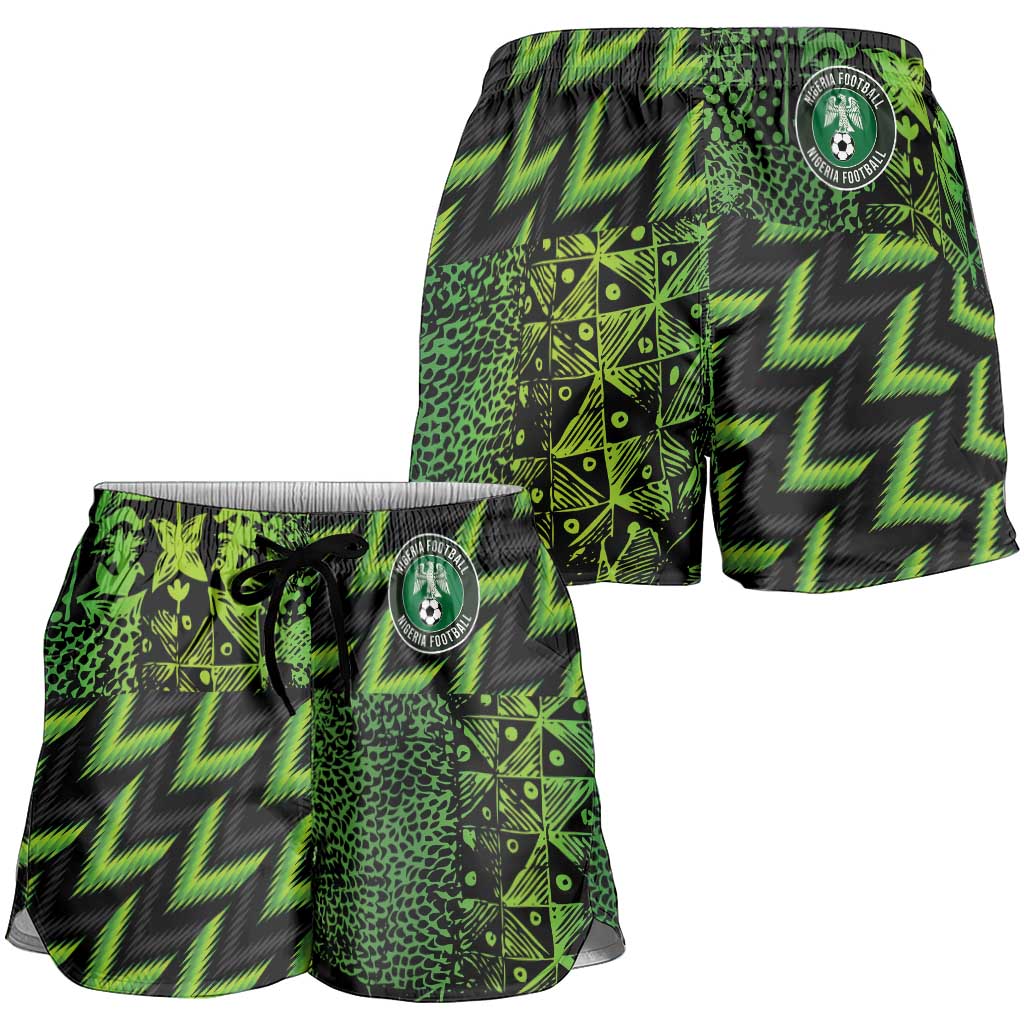 Nigeria Football Shorts for Women Super Eagles Champions - Wonder Print Shop