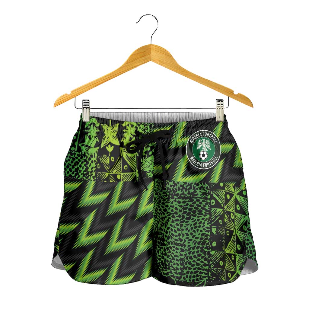 Nigeria Football Shorts for Women Super Eagles Champions - Wonder Print Shop