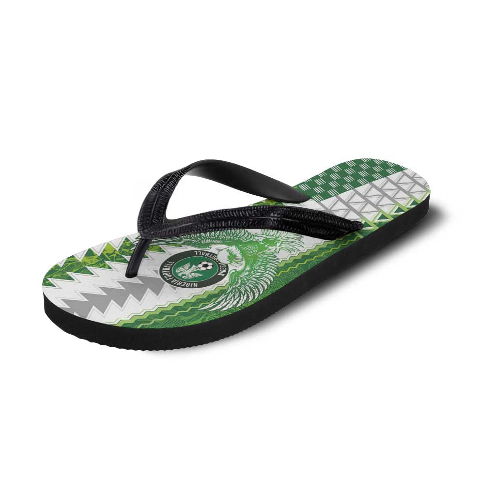 Nigeria National Football Flip Flops Naija Super Eagles - Wonder Print Shop