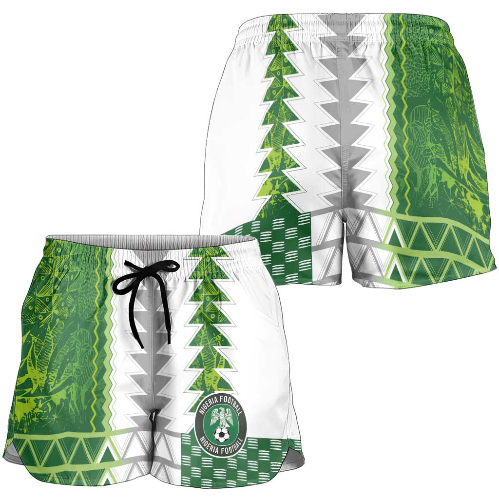 Nigeria National Football Shorts for Women Naija Super Eagles - Wonder Print Shop