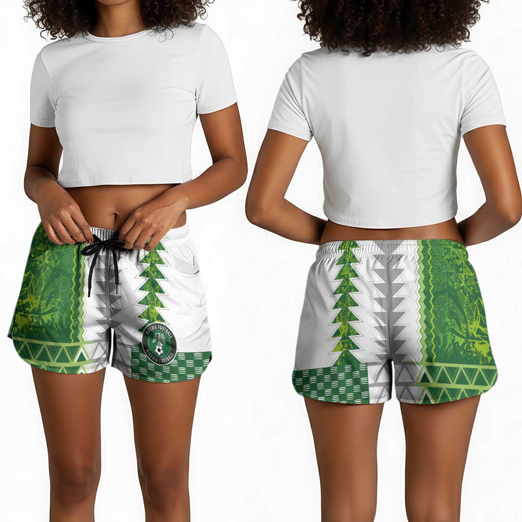 Nigeria National Football Shorts for Women Naija Super Eagles - Wonder Print Shop