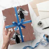 Nihilist Penguin Hiking Meme Wrapping Paper Roll No Plan Just Forward