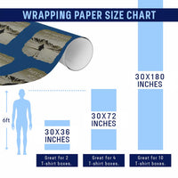 Nihilist Penguin Hiking Meme Wrapping Paper Roll They Survived He Lived