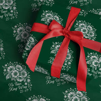 No Faux King Way 25 47 Wrapping Paper Roll Floral Bouquet Resist Authoritarian 25th Amendment