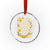No Faux King Way 8647 Crystal Glass Ornament Subtle Resist 70s Retro Floral - Wonder Print Shop