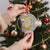 No Faux King Way 8647 Crystal Glass Ornament Subtle Resist 70s Retro Floral - Wonder Print Shop