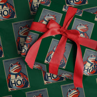 No Hope Without Hop Wrapping Paper Roll Ribbit Resist Repeat Resistance Frog Protest Pop Art Graphic - Wonder Print Shop