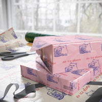 No Ice Please Funny Cat Meme Wrapping Paper Roll Subtle Against Ice Protest Political Resistance