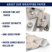 No Ice Please Funny Cat Meme Wrapping Paper Roll Subtle Against Ice Protest Political Resistance