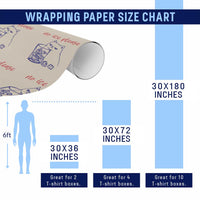 No Ice Please Funny Cat Meme Wrapping Paper Roll Subtle Against Ice Protest Political Resistance