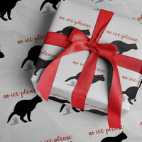 No Ice Please Wrapping Paper Roll Funny Cat Abolish ICE Meme