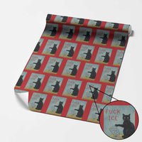 No Ice Please Wrapping Paper Roll Funny Cat Anti ICE Artist Meme