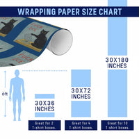 No Ice Please Wrapping Paper Roll Funny Cat Anti ICE Artist Meme