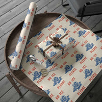 No Ice Please Wrapping Paper Roll Funny Ice Cube Anti ICE Deportation Human Rights