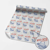 No Ice Please Wrapping Paper Roll Funny Raccoon Trash Panda Anti ICE Meme