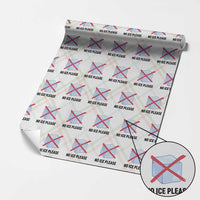 No Ice Please Wrapping Paper Roll Subtle Anti ICE Deportation Human Rights