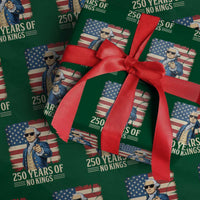 No Kings 250 Years George Washington Wrapping Paper Roll