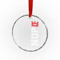 No Kings Crystal Glass Ornament In America Protest - Wonder Print Shop