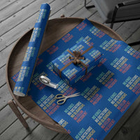No Kings Wrapping Paper Roll Retro Resistance