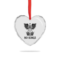 No Kings Heart Crystal Glass Ornament St Michael Archangel Victory Over Tyranny
